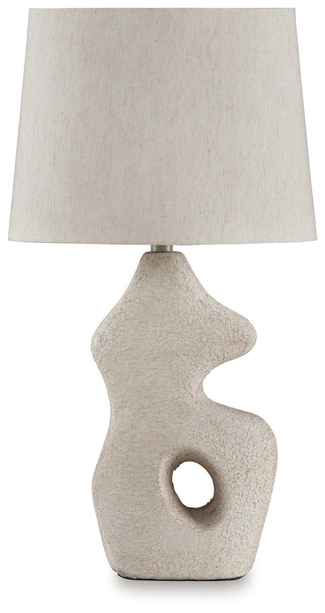 Chadrich Antique Beige Table Lamp (Set of 2) - Ella Furniture