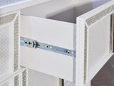 Chalanna White Dresser and Mirror - Ella Furniture