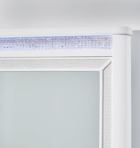 Chalanna White Dresser and Mirror - Ella Furniture