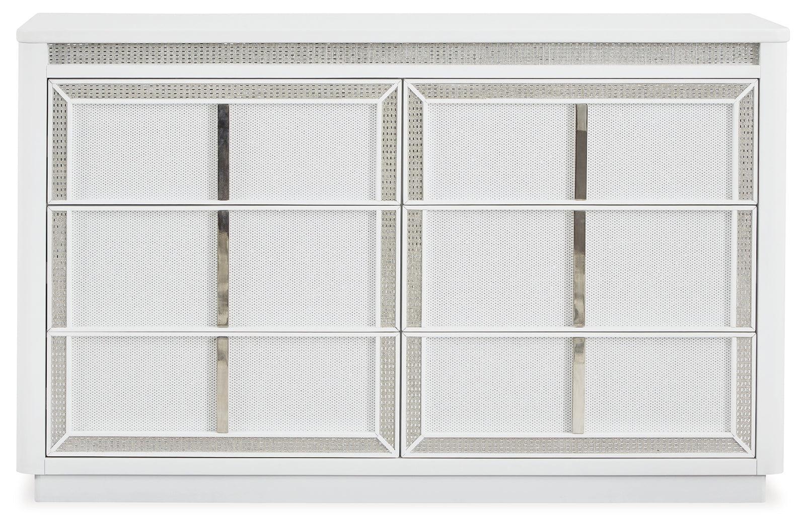Chalanna White Dresser - Ella Furniture