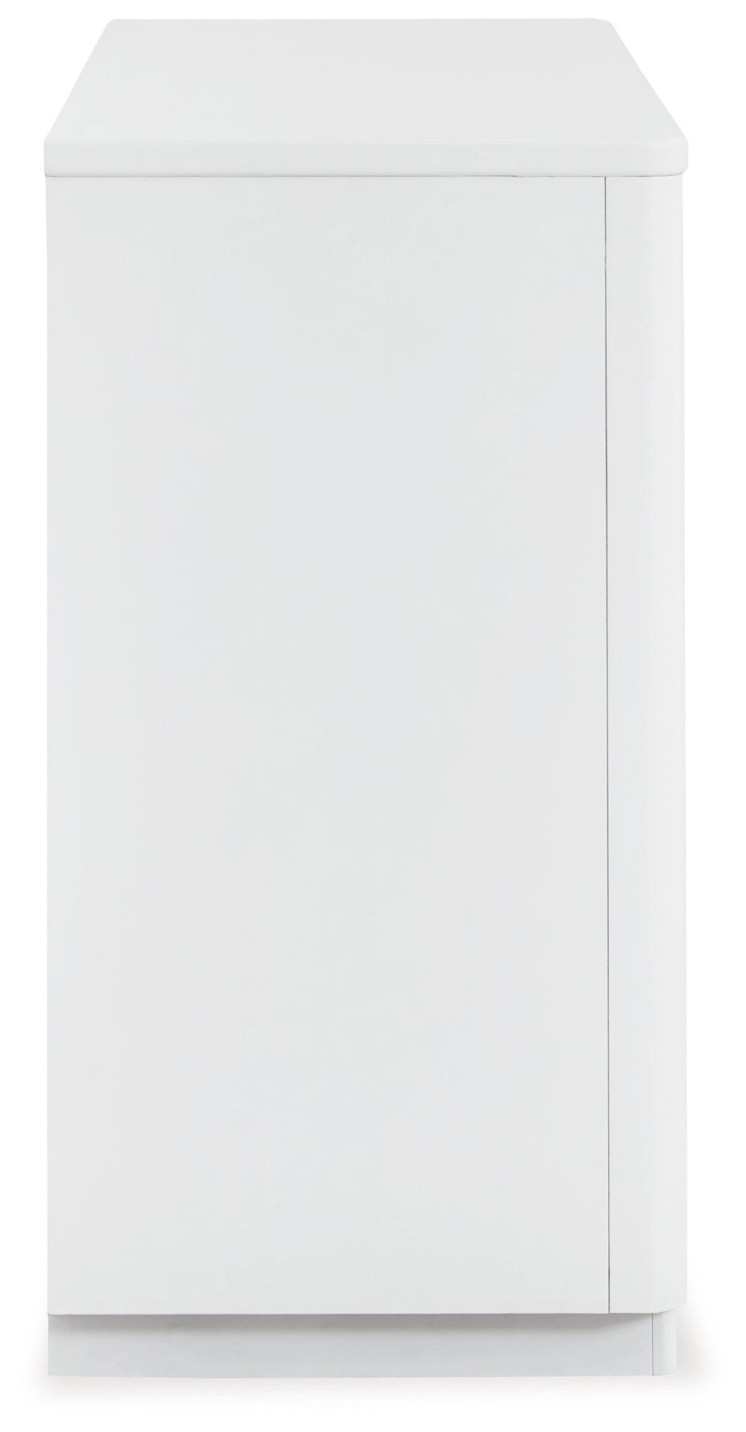 Chalanna White Dresser - Ella Furniture
