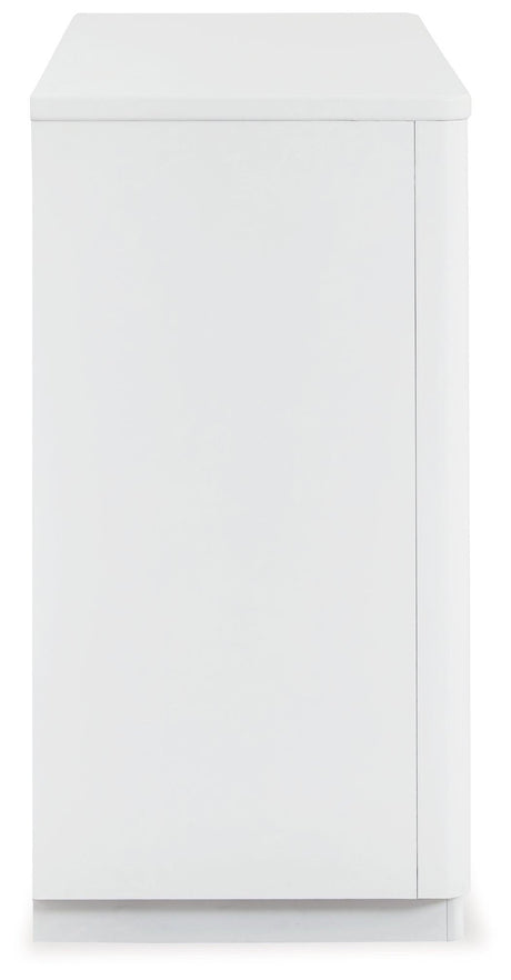 Chalanna White Dresser - Ella Furniture