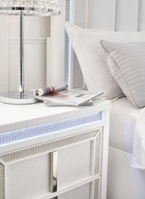 Chalanna White Nightstand - Ella Furniture
