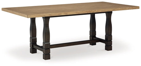 Charterton Two-tone Brown Dining Room Set - Ella Furniture