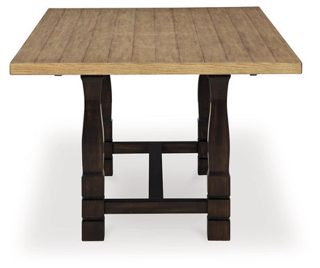 Charterton Two-tone Brown Dining Room Set - Ella Furniture
