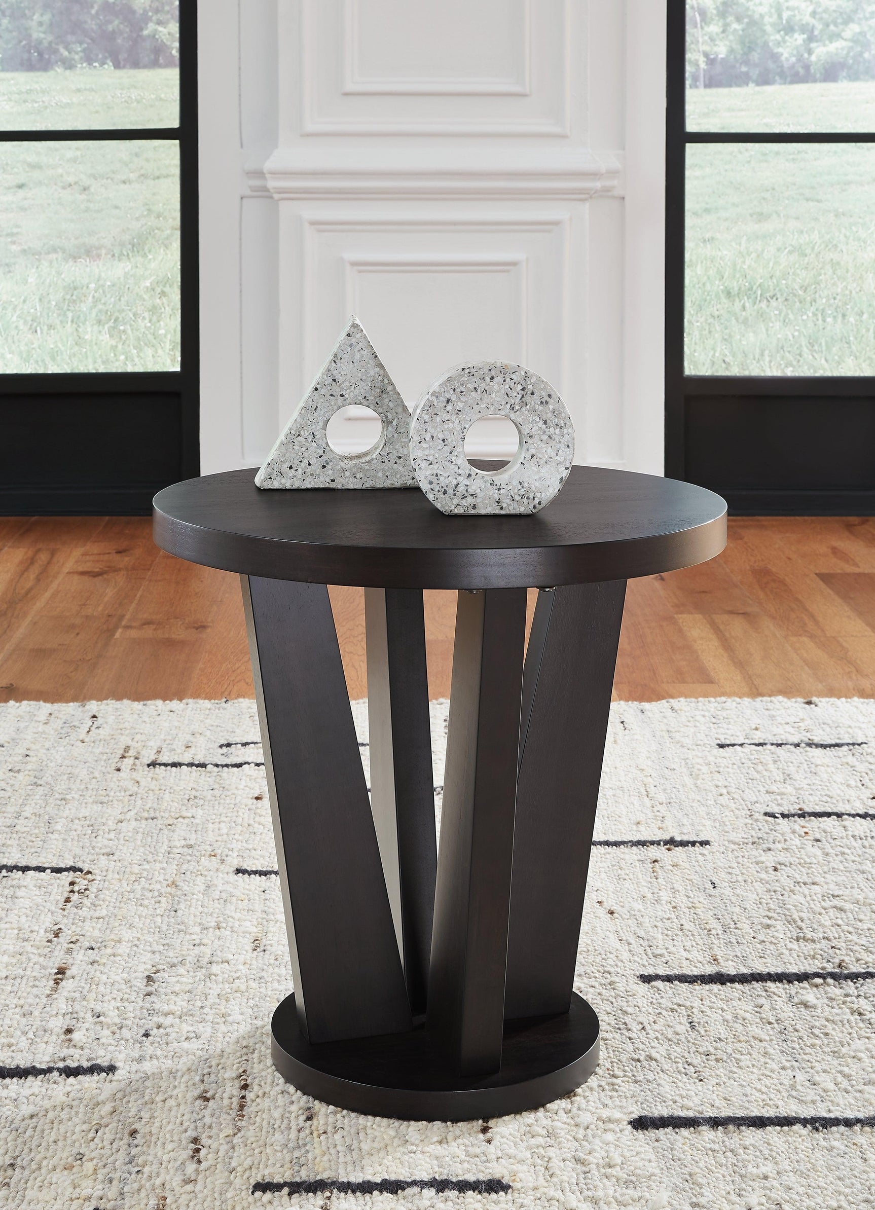 Chasinfield Dark Brown Coffee Table With 2 End Tables - Ella Furniture