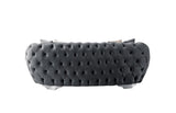 Chloe Gray Velvet Sofa & Loveseat - Ella Furniture