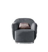 Chloe Gray Velvet Sofa & Loveseat - Ella Furniture