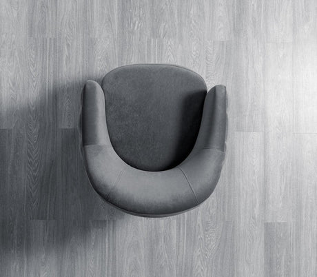 Chloe Gray Velvet Sofa & Loveseat - Ella Furniture