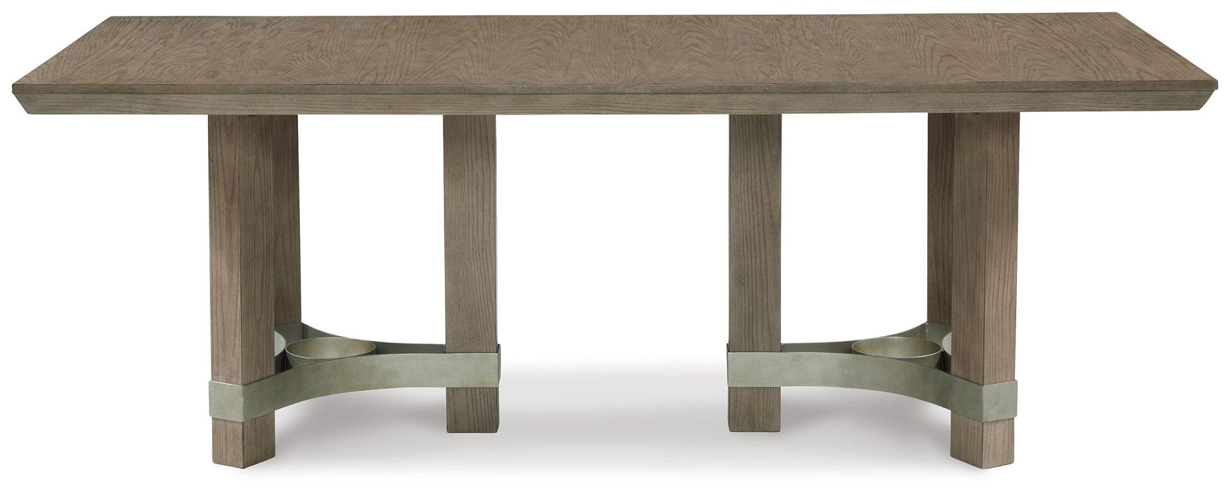 Chrestner Gray Rectangular Dining Room Set - Ella Furniture