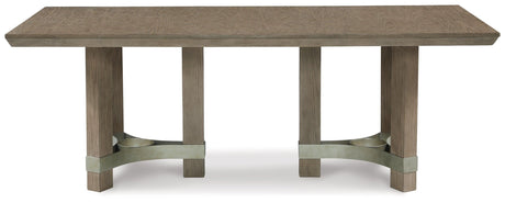 Chrestner Gray Rectangular Dining Room Set - Ella Furniture
