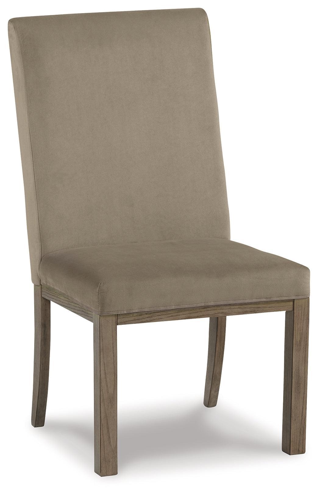 Chrestner Gray Rectangular Dining Room Set - Ella Furniture
