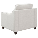 Christine Christine 3-piece Upholstered Sloped Arm Sofa Set Beige 552061-S3 - Ella Furniture