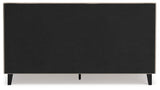 Cielden Soft Gray King Upholstered Bed with Roll Slats - Ella Furniture