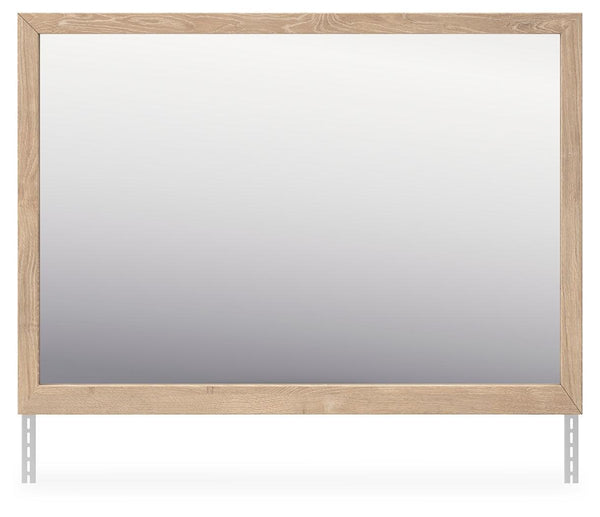 Cielden Tan Bedroom Mirror - Ella Furniture