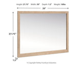 Cielden Tan Bedroom Mirror - Ella Furniture