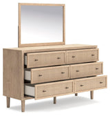 Cielden Two-tone Dresser and Mirror - Ella Furniture