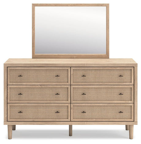 Cielden Two-tone Dresser and Mirror - Ella Furniture