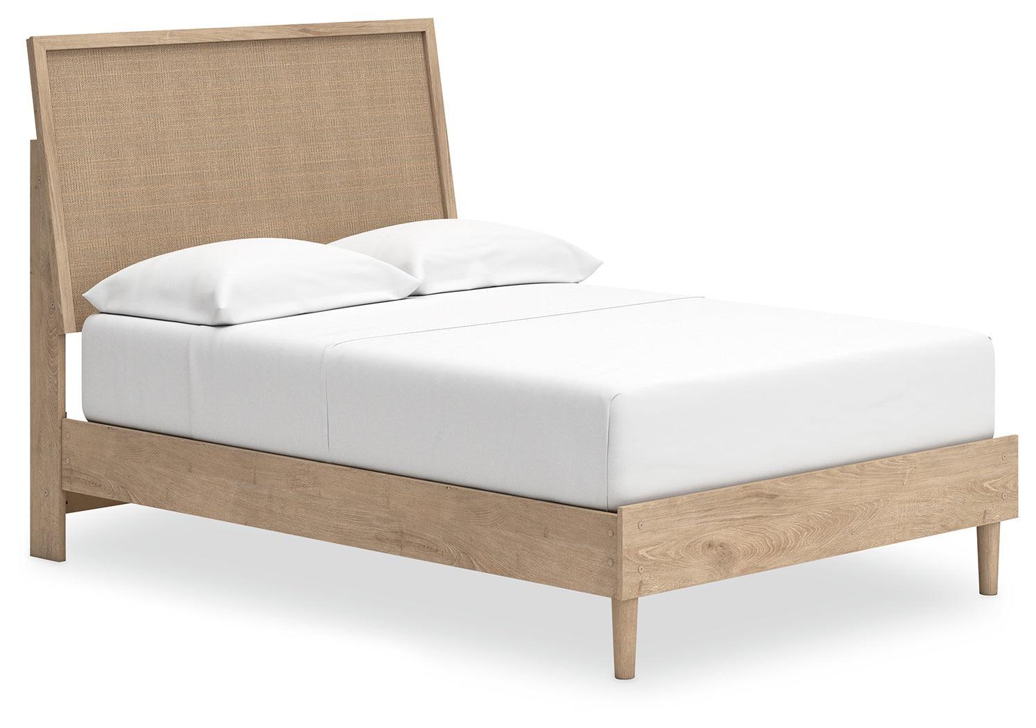 Cielden Two-tone Full Panel Bed - Ella Furniture