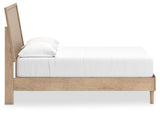 Cielden Two-tone Full Panel Bed - Ella Furniture
