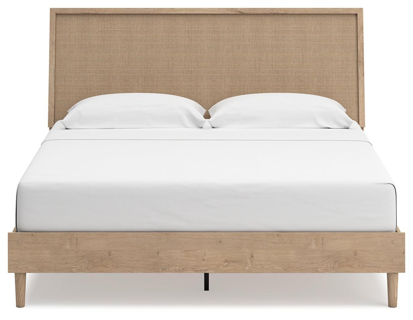Cielden Two-tone King Panel Bed - Ella Furniture