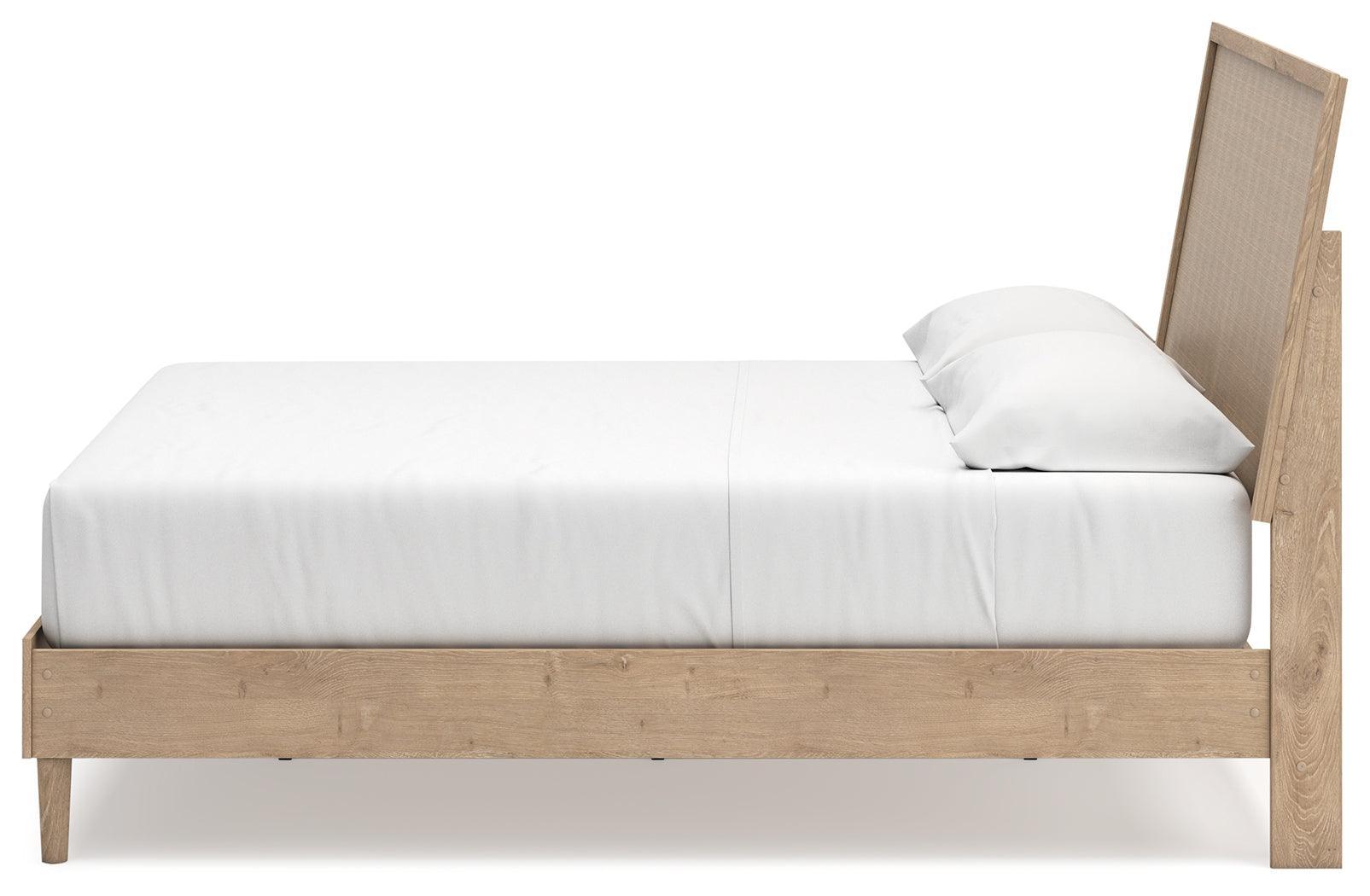 Cielden Two-tone King Panel Bed - Ella Furniture