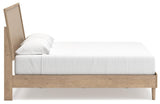 Cielden Two-tone King Panel Bed - Ella Furniture