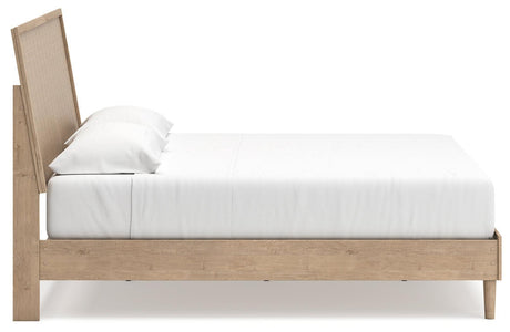 Cielden Two-tone King Panel Bed - Ella Furniture