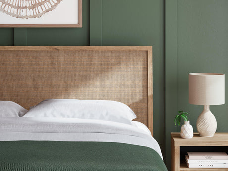 Cielden Two-tone King Panel Bed - Ella Furniture