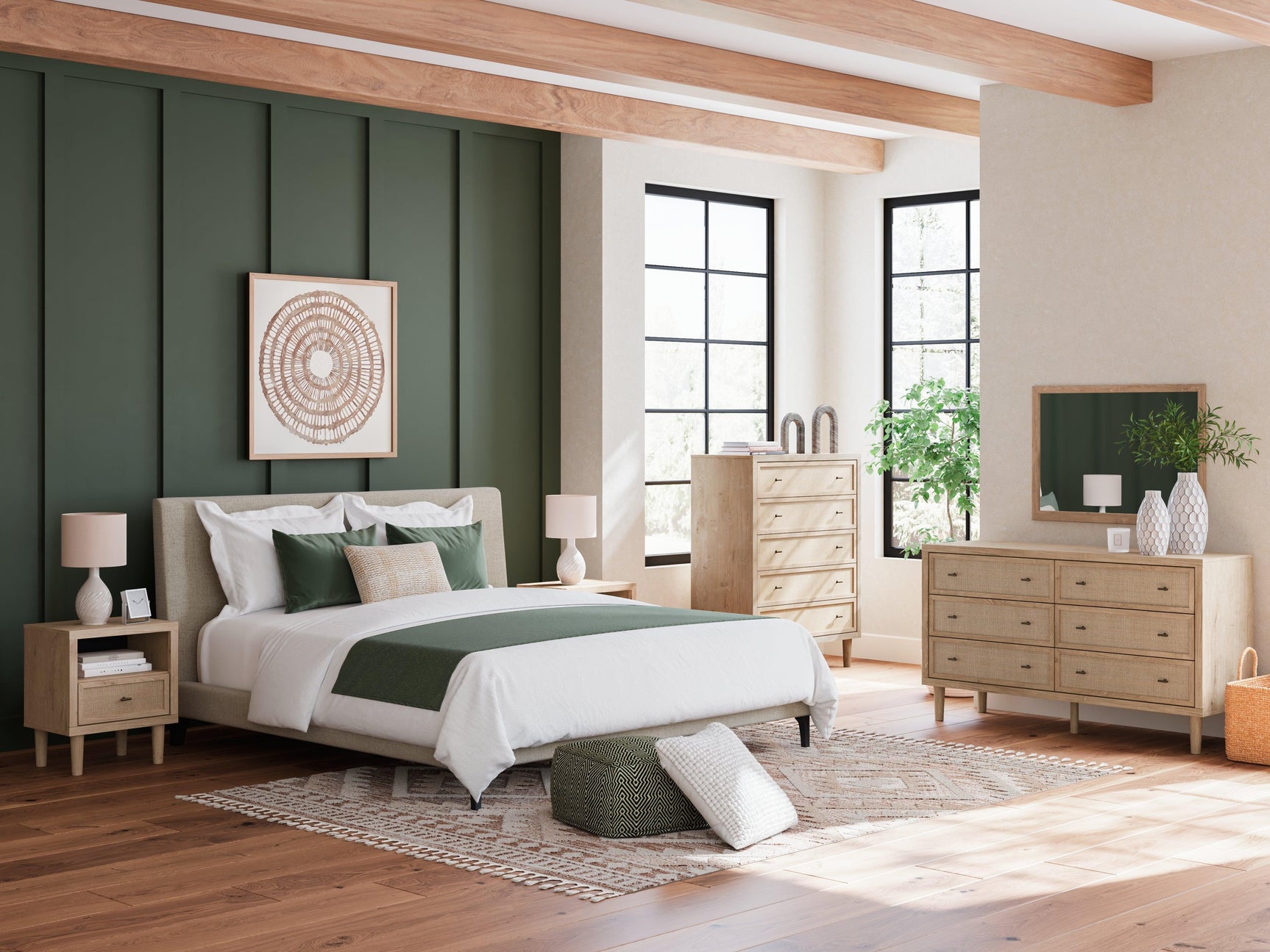 Cielden Two-tone Nightstand - Ella Furniture