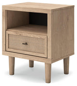 Cielden Two-tone Nightstand - Ella Furniture
