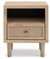 Cielden Two-tone Nightstand - Ella Furniture