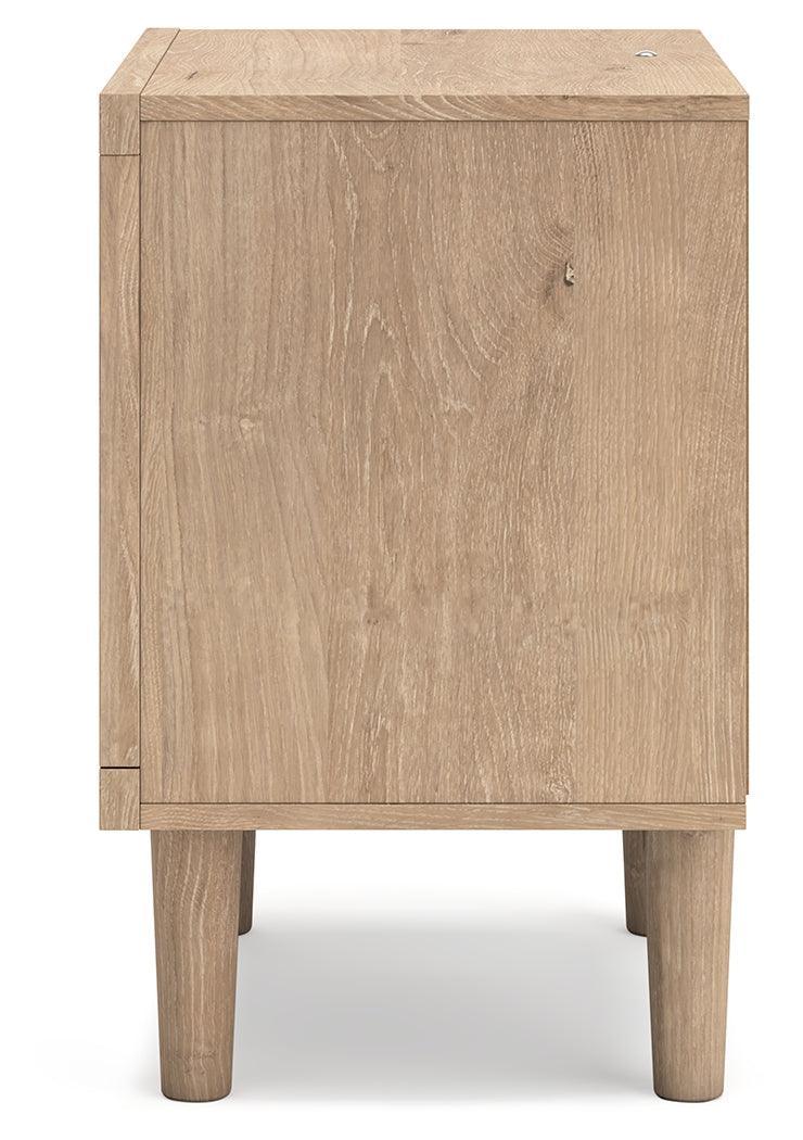 Cielden Two-tone Nightstand - Ella Furniture