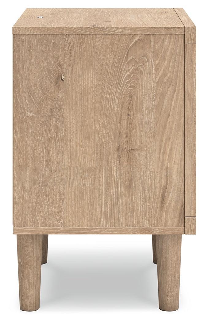 Cielden Two-tone Nightstand - Ella Furniture