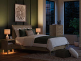 Cielden Two-tone Queen Panel Bed - Ella Furniture