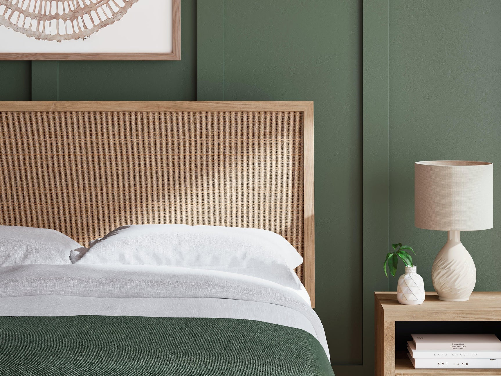 Cielden Two-tone Queen Panel Bed - Ella Furniture
