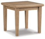 Clare Beige View Outdoor Loveseat And 2 Lounge Chairs With Coffee Table And 2 End Tables - Ella Furniture