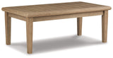 Clare Beige View Outdoor Sofa And Loveseat With Coffee Table - Ella Furniture