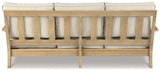 Clare Beige View Outdoor Sofa And Loveseat With Coffee Table - Ella Furniture