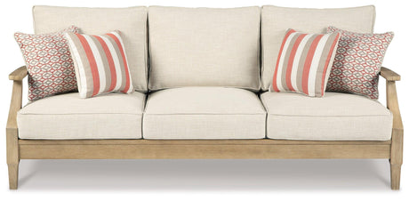 Clare Beige View Outdoor Sofa With 2 Lounge Chairs - Ella Furniture