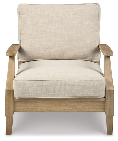 Clare Beige View Outdoor Sofa With 2 Lounge Chairs - Ella Furniture