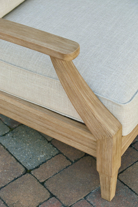 Clare Beige View Outdoor Sofa With 2 Lounge Chairs - Ella Furniture