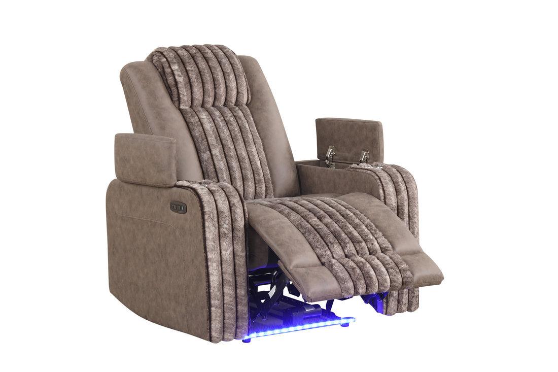 Classic Brown 3-Piece Power Reclining Set view 2
