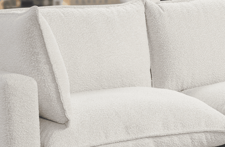 Cloud2-sand Modular Sectional (Boucle Fabric) - Ella Furniture
