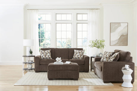 Cognac Nutmeg Sofa & Loveseat Set from Ella Furniture