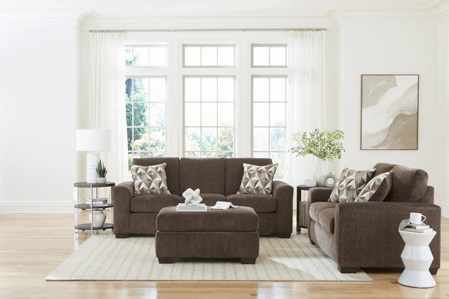 Cognac Nutmeg Sofa & Loveseat Set from Ella Furniture