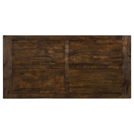 Coleman Rustic Golden Brown Rectangular Dining Room Set - Ella Furniture