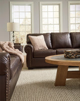 Colleton Dark Brown Sofa And Loveseat - Ella Furniture