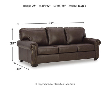 Colleton Dark Brown Sofa, Loveseat And Recliner - Ella Furniture