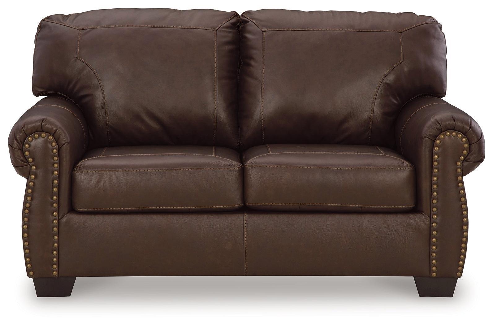 Colleton Dark Brown Sofa, Loveseat And Recliner - Ella Furniture